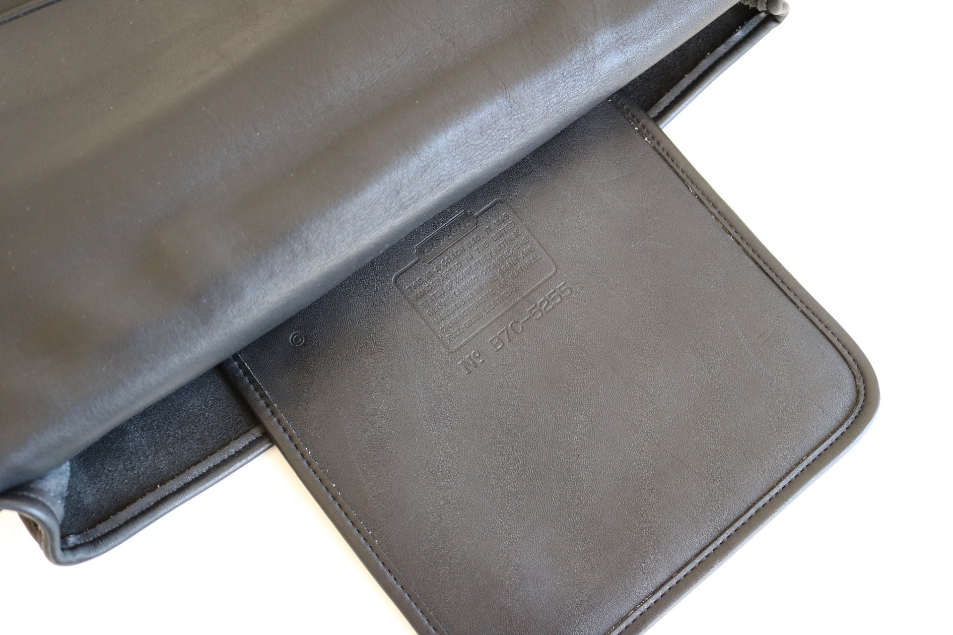 Coach Regency Briefcase Bag | Black Leather - Etsy