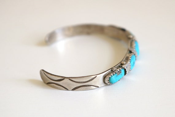 Zuni Vance Leaf Row Bracelet | Sterling Silver - image 5