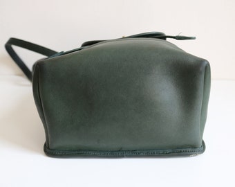Coach Small Daypack Backpack | Green Leather - Etsy