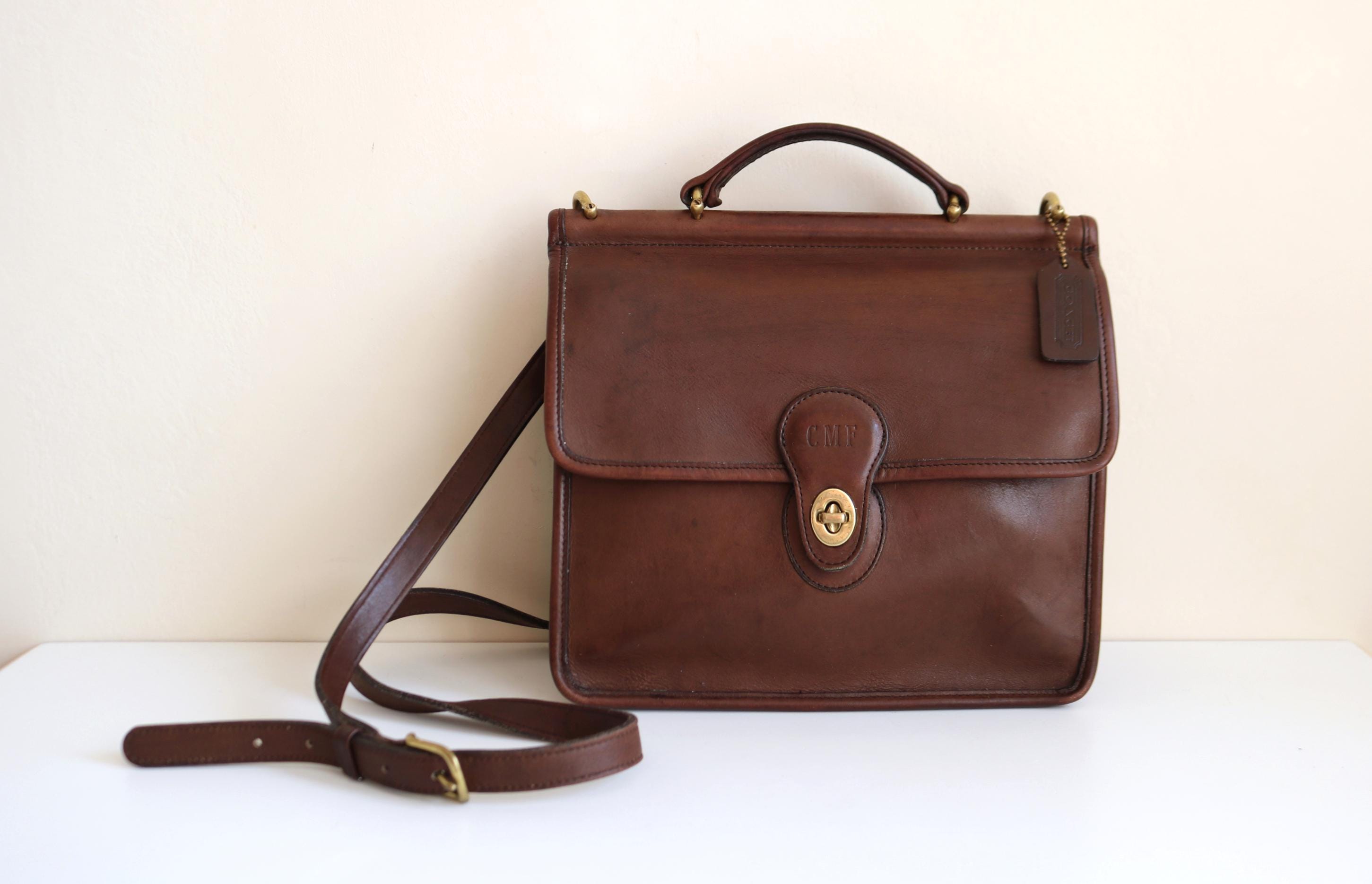 Vintage coach station bag - Etsy 日本