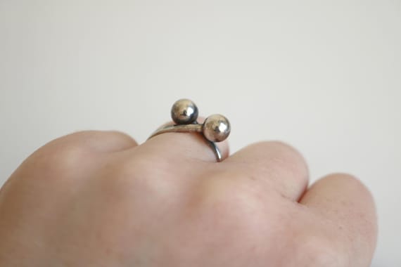 Norway Ansel Holmsen Sphere Crossover Sterling Ring | 7 View 6