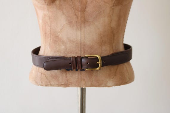 Coach Brown Leather Belt | 34 display picture 1