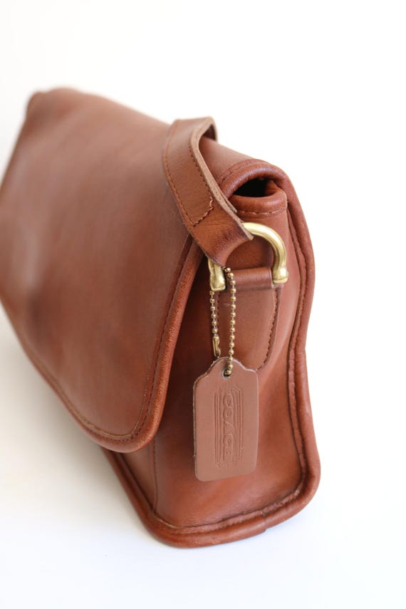 Coach Curtis Bag | British Tan Leather View 5