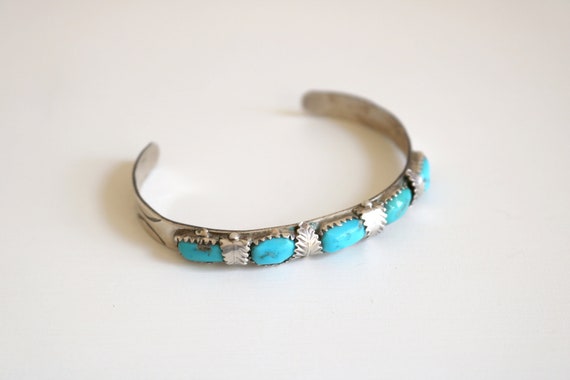 Zuni Vance Leaf Row Bracelet | Sterling Silver - image 7