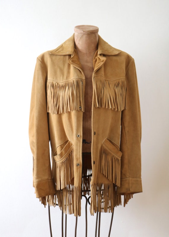 Suede Leather Fringe Jacket