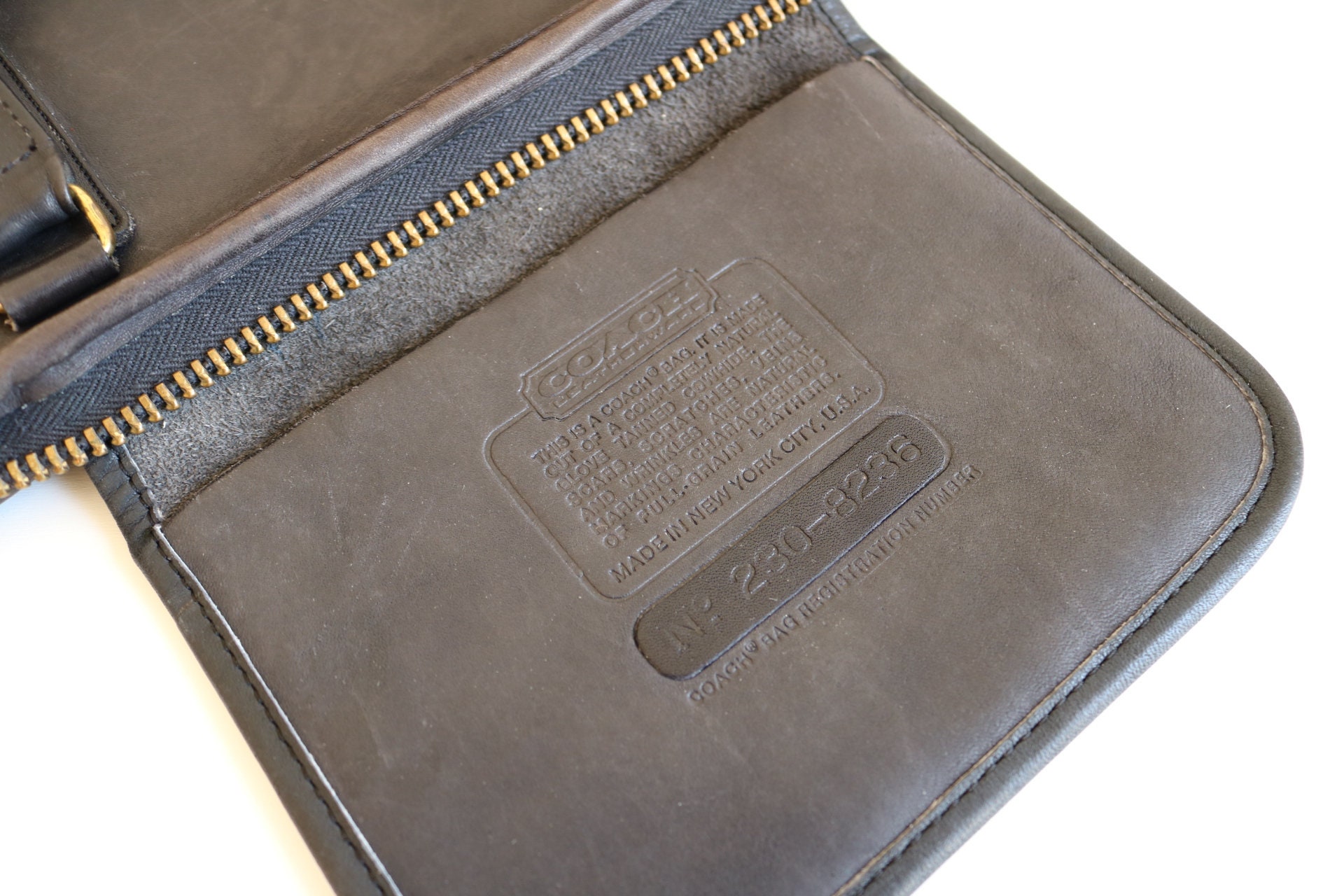 Coach Briefcase Bag | Bonnie Cashin NYC | Patina'd Black Leather