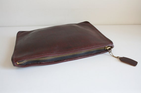 Coach Portfolio Clutch Bag | NYC | Burgundy Leath… - image 3