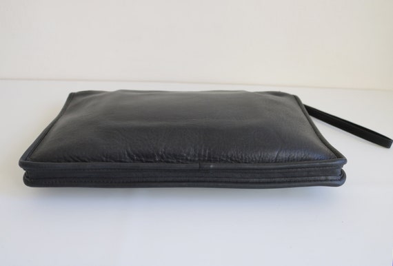 Coach Clutch Bag | Black Navy Leather - image 4