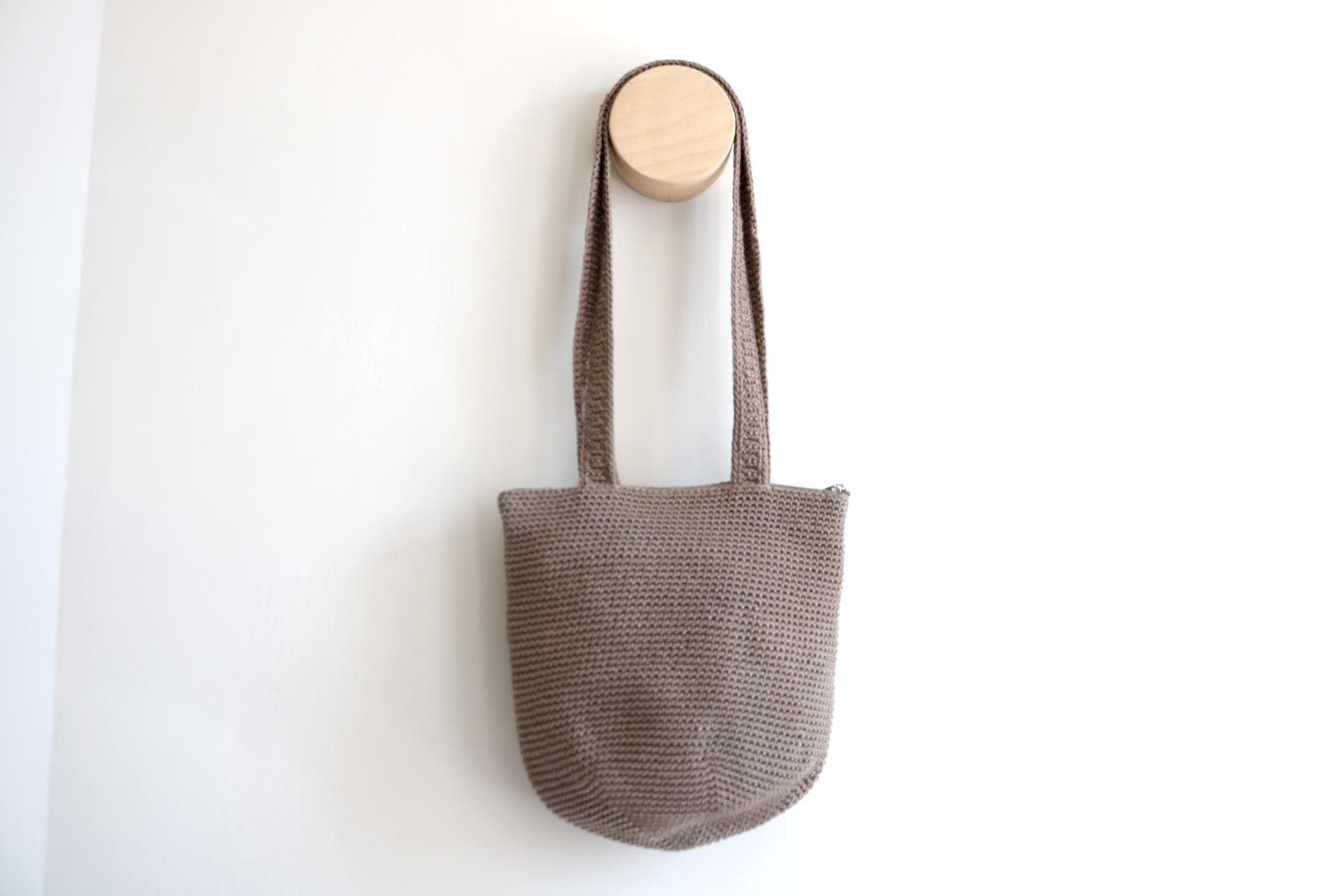 The Sak Crochet Backpack Brown Tan Marl Convertible Shoulder Bag Boho Hippie The Sak Tan Crochet Drawstring Backpack Boho | Mercari main image 2