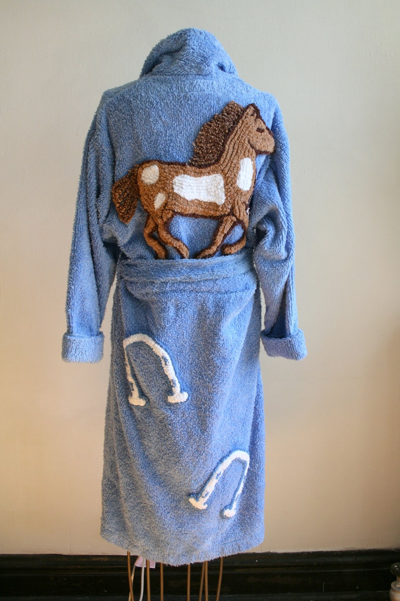 Vintage Canyon Group Chenille Horse Robe Etsy