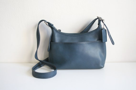 Coach Legacy Pocket Hobo Bag | Blue Leather