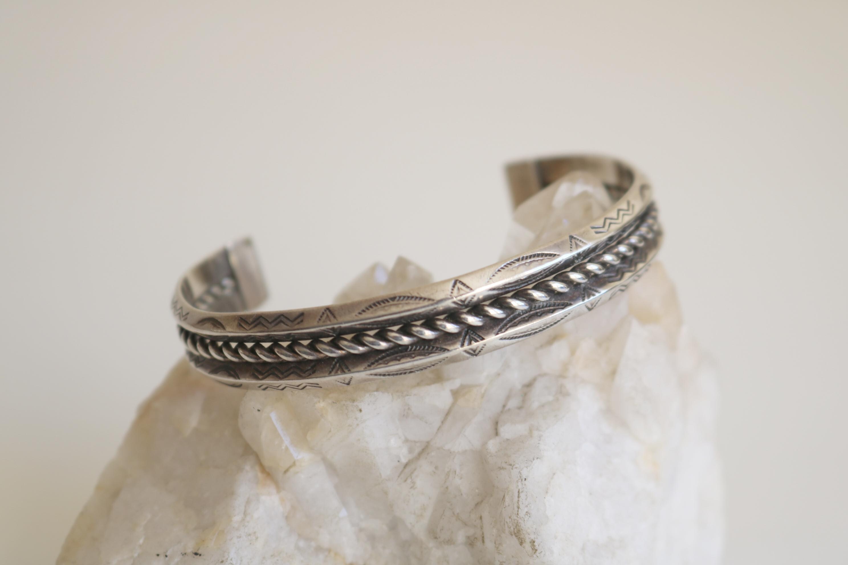 Navajo Bell Trading Post 30s〜 スワティカ Southwest Bell Trading Post Sterling Cuff Bracelet - Etsy
