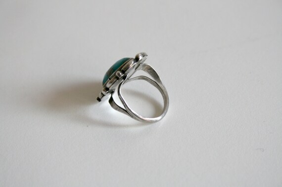 Native American Turquoise Ring 6 - image 4