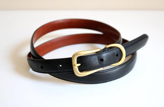 Coach Black Leather Belt | large View 2
