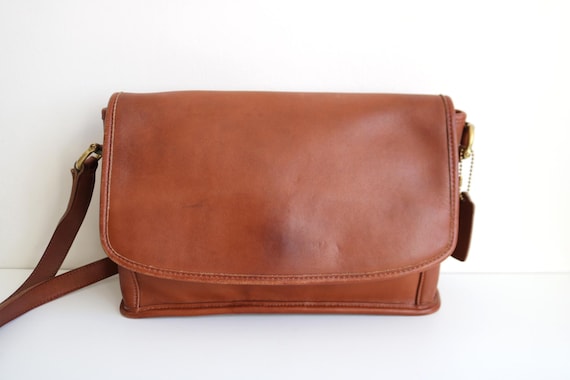 Coach Curtis Bag | British Tan Leather View 2