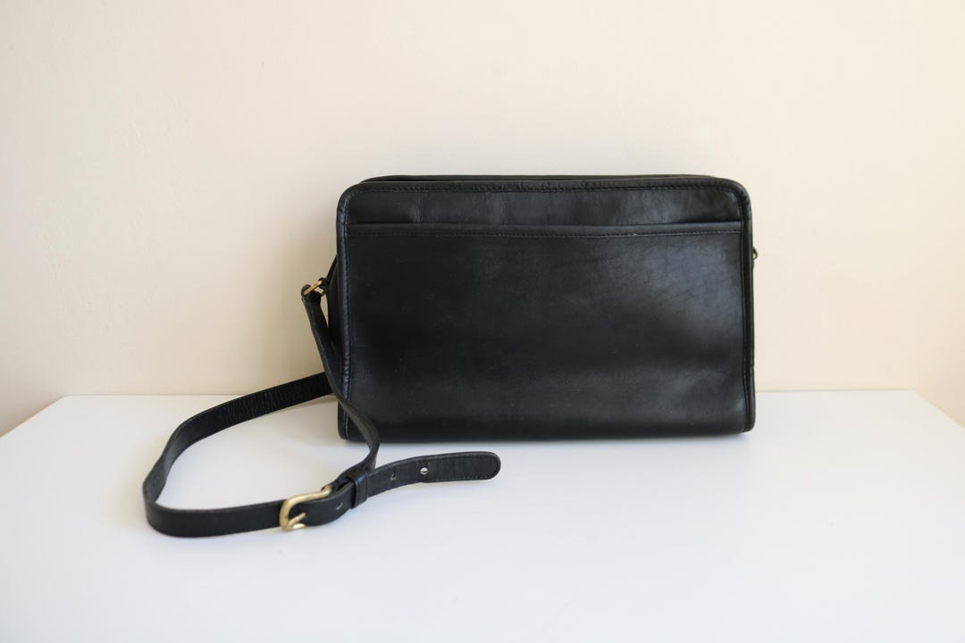 Coach Swagger Shoulder Bag | Black Leather - Etsy