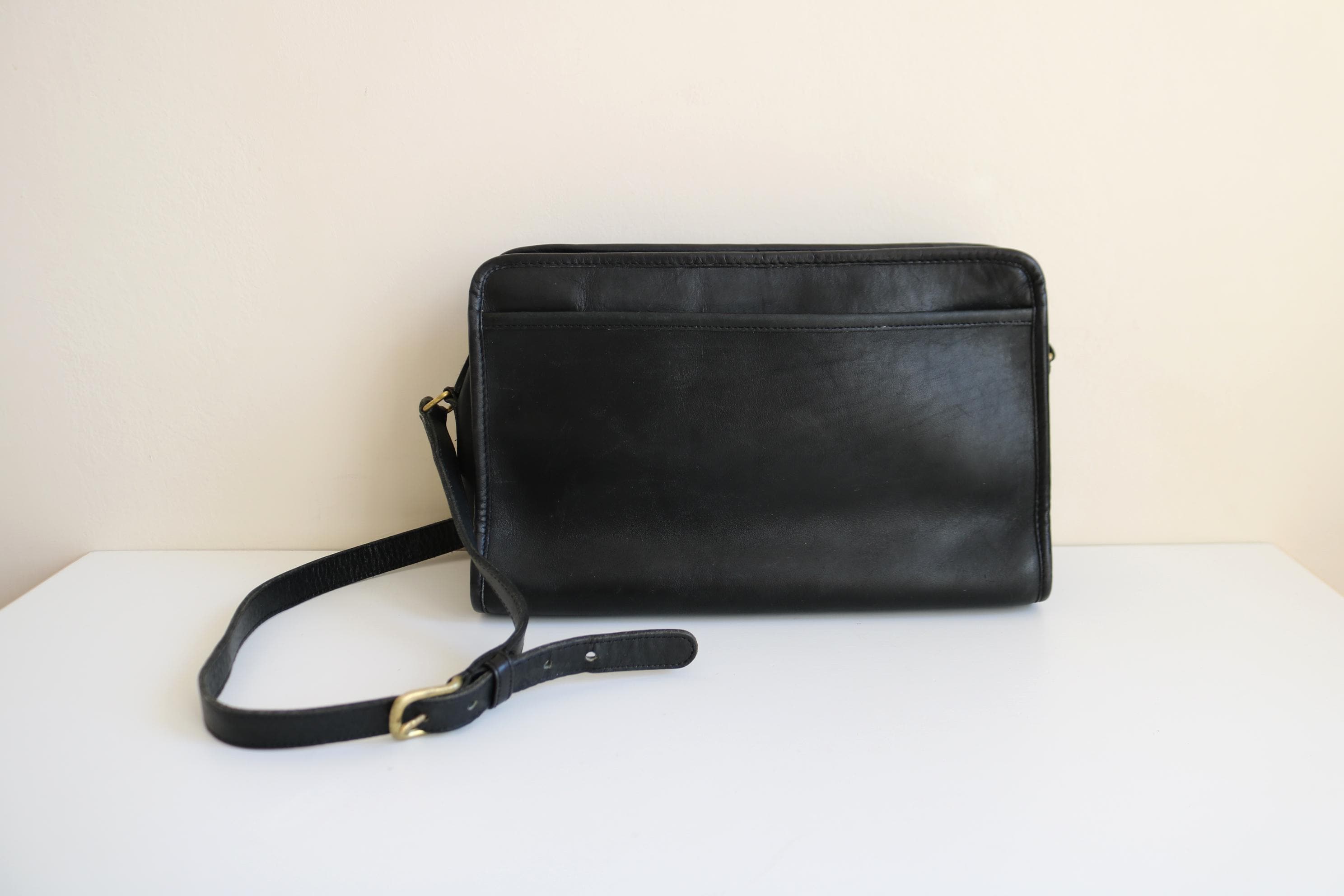 Coach Swagger Shoulder Bag | Black Leather - Etsy