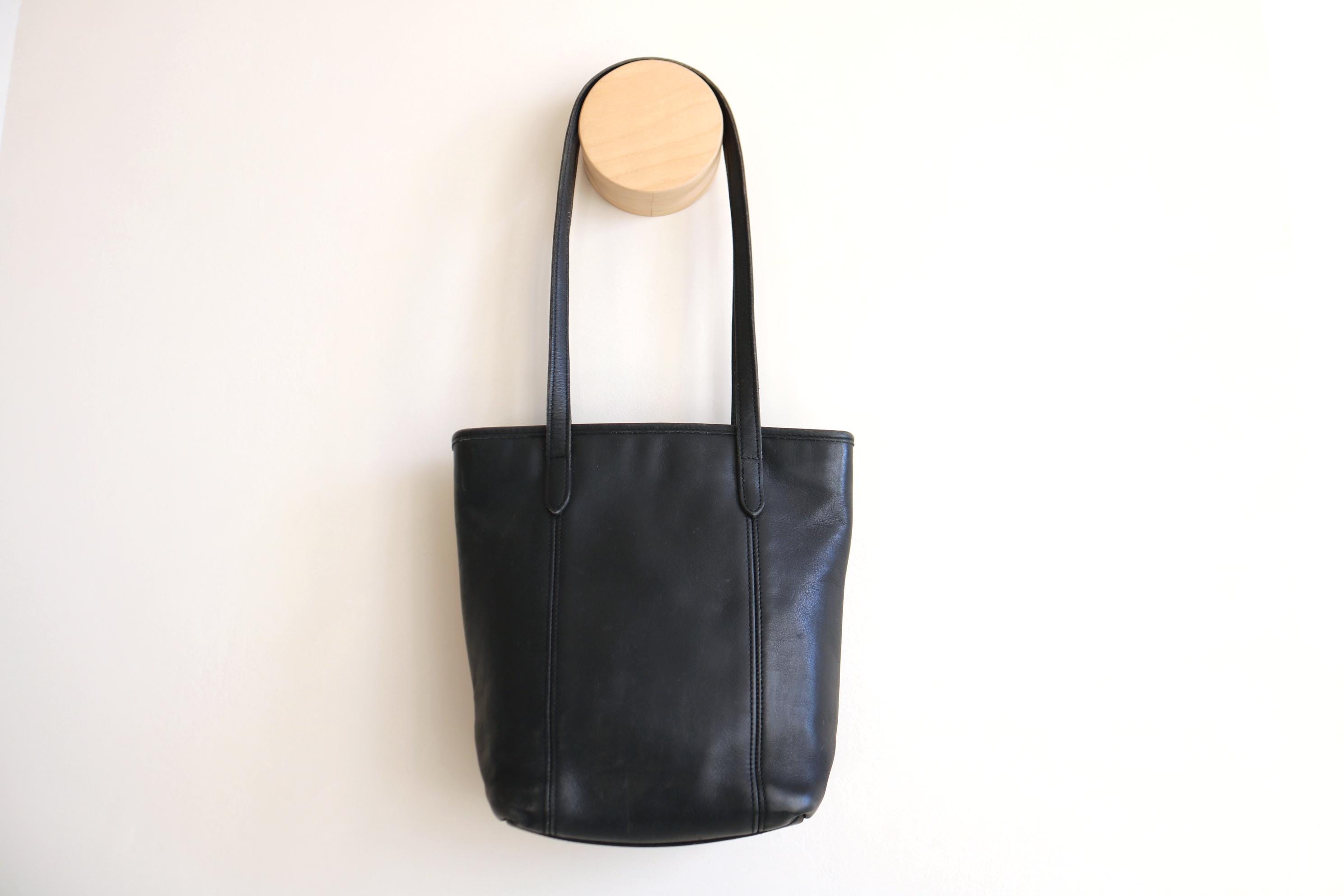 Coach Legacy Lunch Tote Bag | Black Leather - Etsy