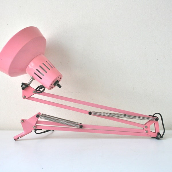 Bubblegum Pink Industrial Lamp