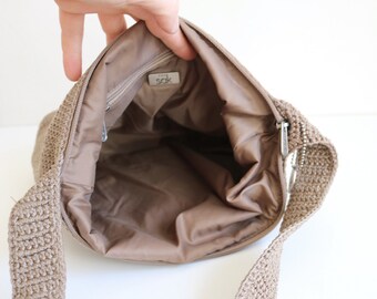 The Sak Crochet Shoulder Bag | Beige Tan - Etsy