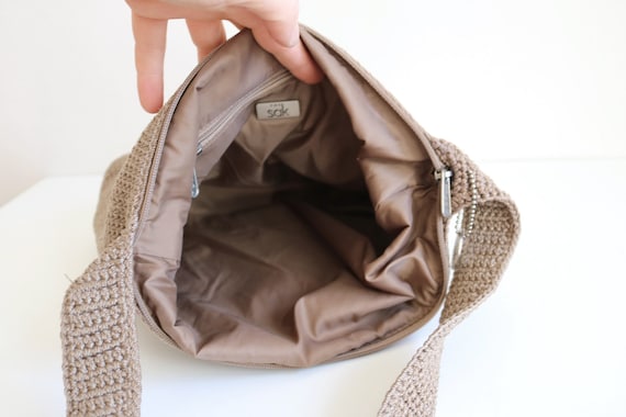The Sak Crochet Shoulder Bag | Beige Tan - Etsy