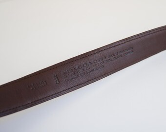 Coach Brown Leather Belt | 34 display picture 3