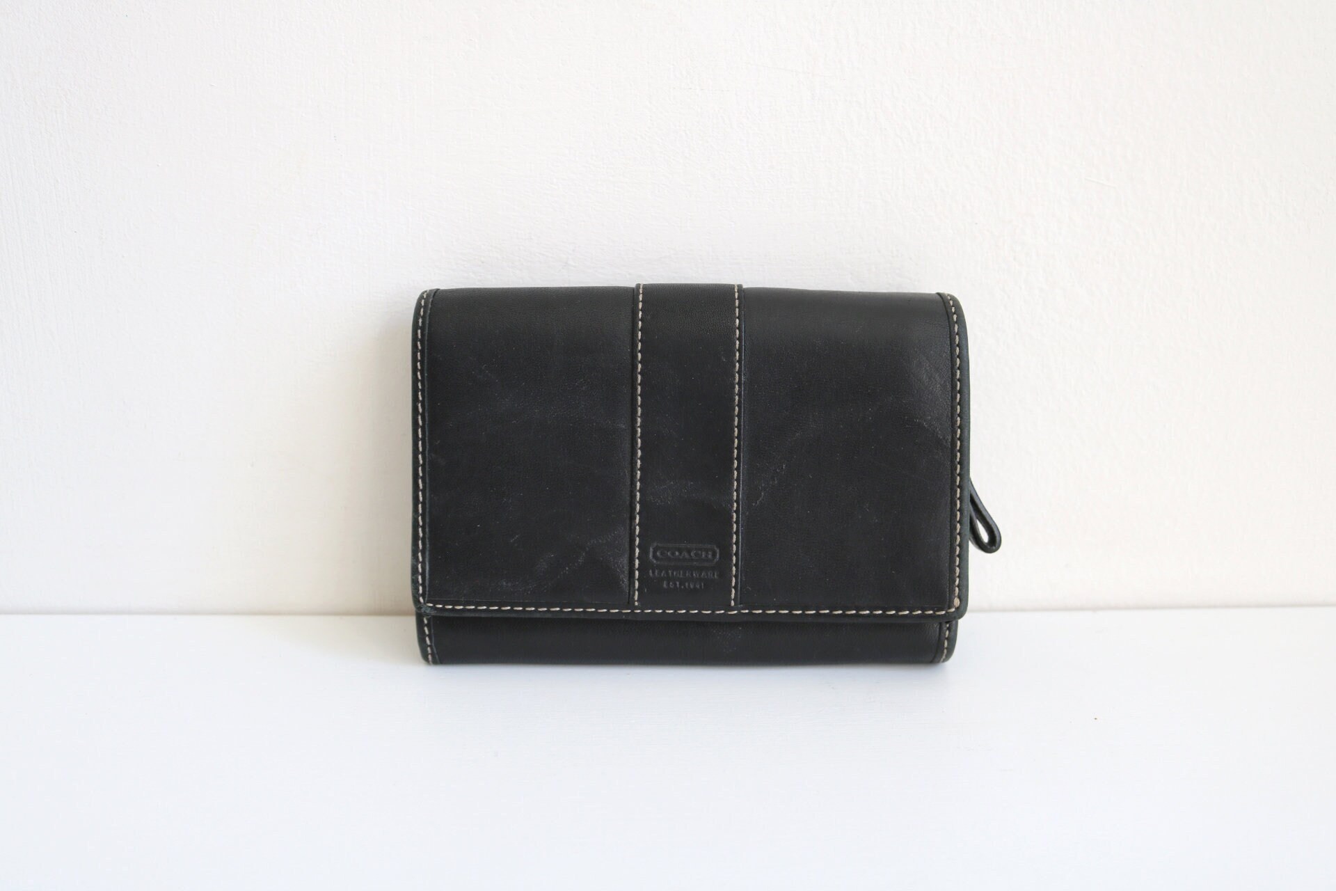 Coach small leather wallet sale