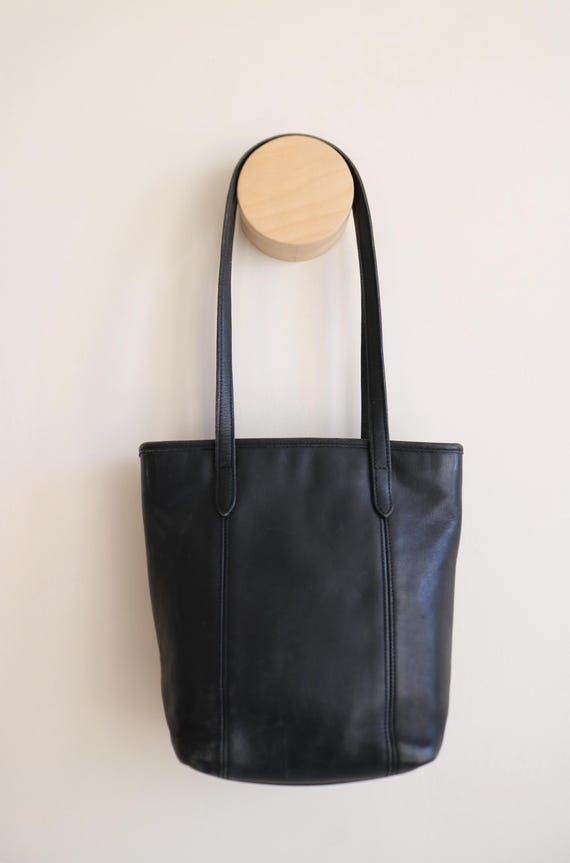 Coach Legacy Lunch Tote Bag | Black Leather - Etsy