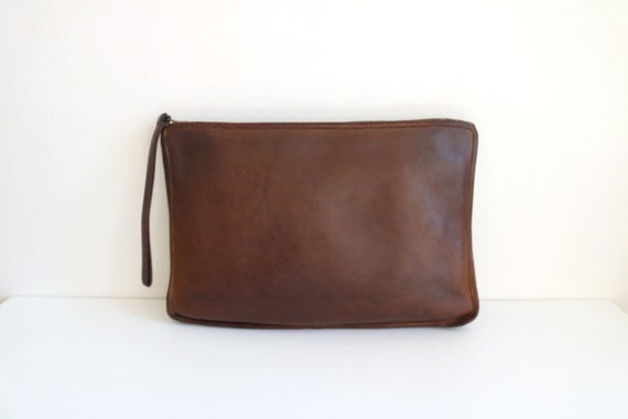 Coach Clutch Bag | Tan Leather - image 1