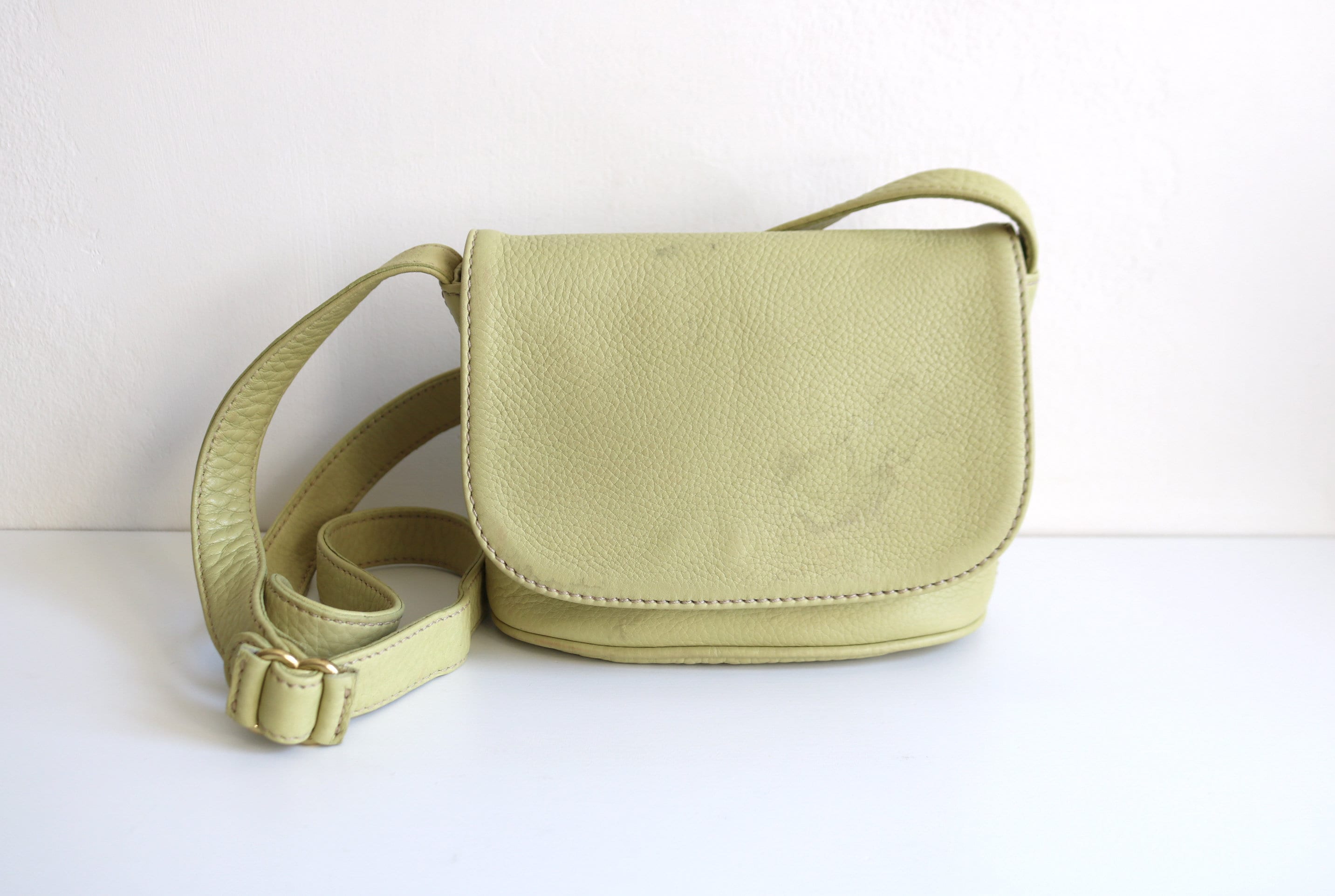 バッグ COACH Vintage shoulder bag green sonoma@ Coach Sonoma Flap Small Bag | Light Green Leather - Etsy