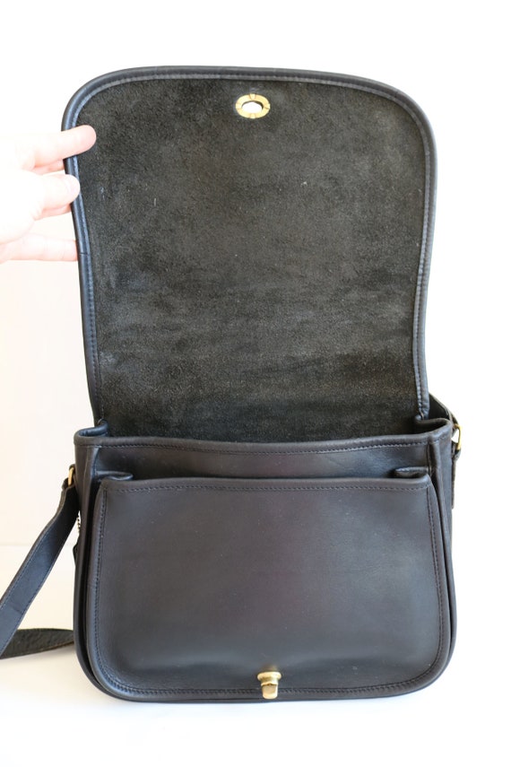 Coach Ranch Bag | Black Leather - image 6