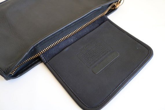 Coach Clutch Bag | Black Navy Leather - image 7