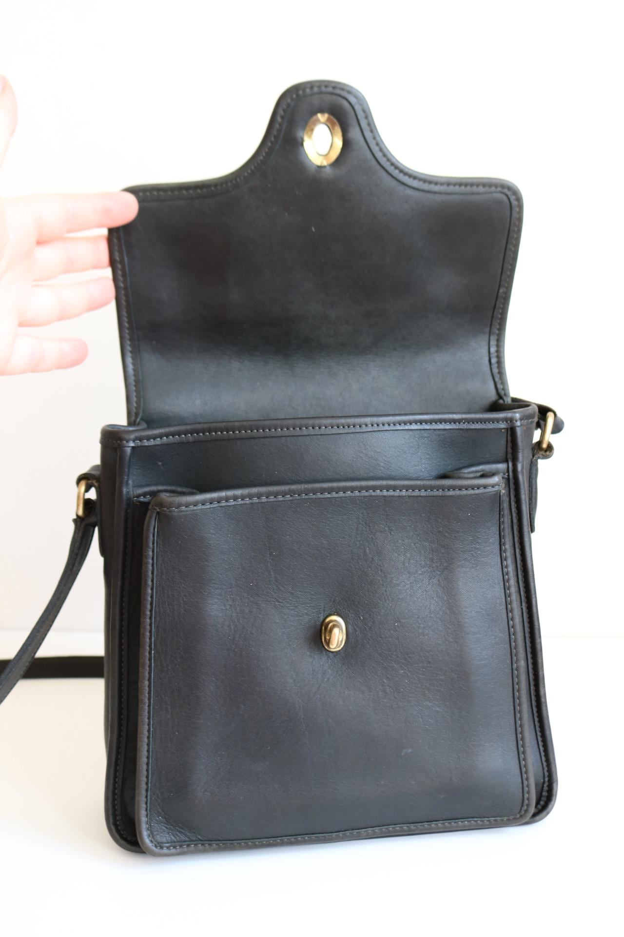 Coach Shelton Bag | Faded Black Leather - Etsy