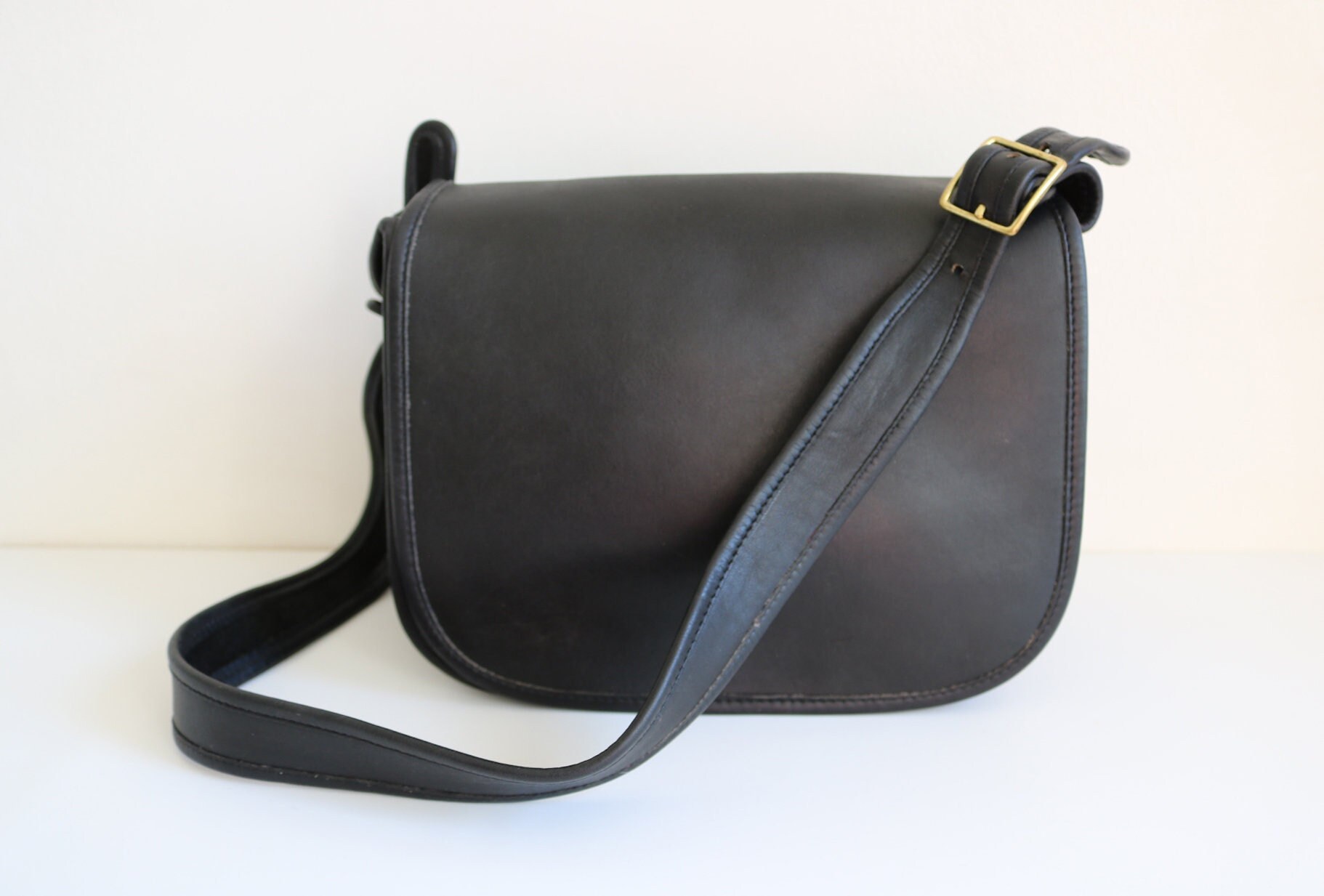 Coach Classic Pouch Bag | Bonnie Cashin NYC | Black Leather - Etsy