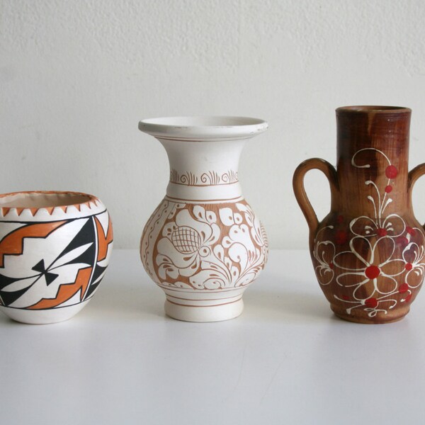 SALE Southwest Pottery Trio