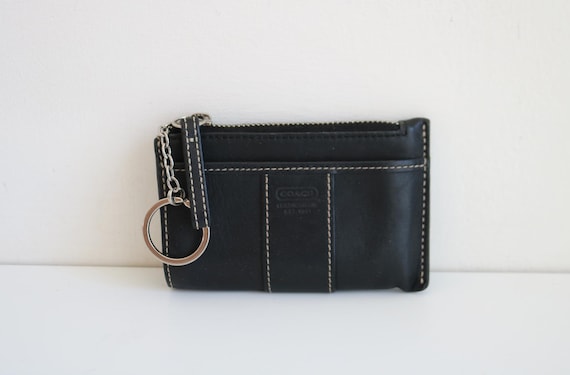 Vintage Coach Change Purse Black がま口 Coach Leather Black Vintage Wallets & Coin Purses for sale