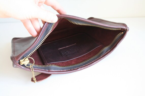 Coach Portfolio Clutch Bag | NYC | Burgundy Leath… - image 5