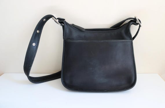 Coach Zip Legacy Bag | Black Leather Nickel Hardware - Etsy