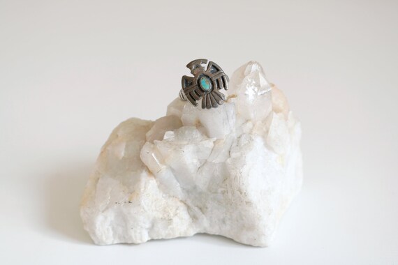 Thunderbird Turquoise Ring 7 - image 2