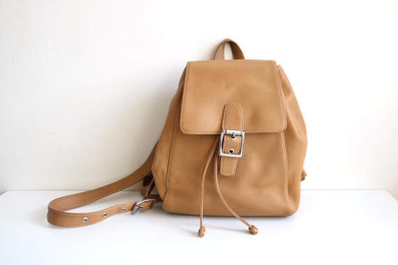 Coach Legacy Backpack | Camel Leather - Etsy