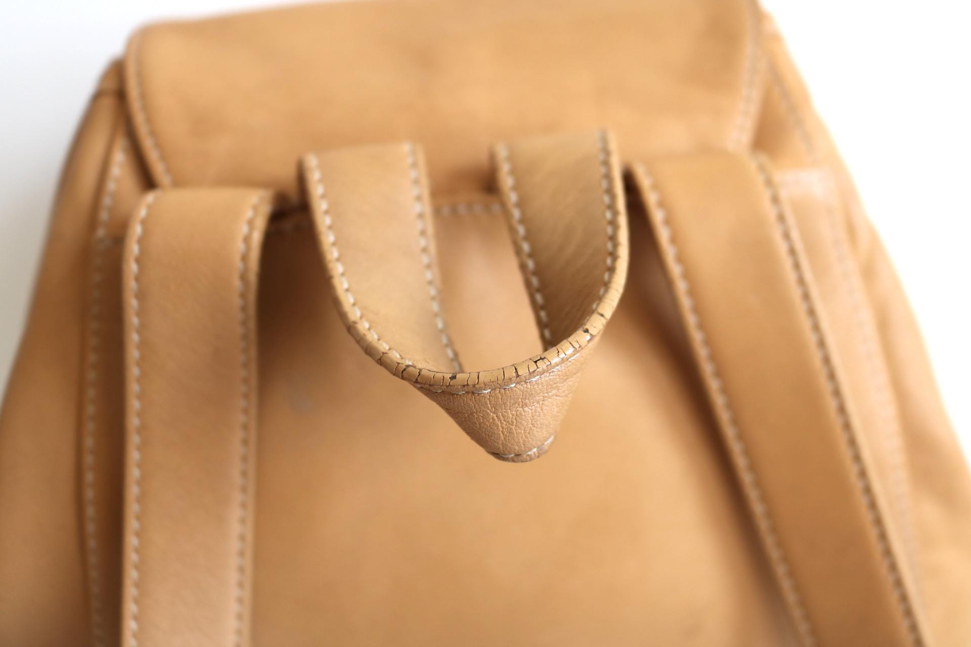 Coach Legacy Backpack | Camel Leather - Etsy