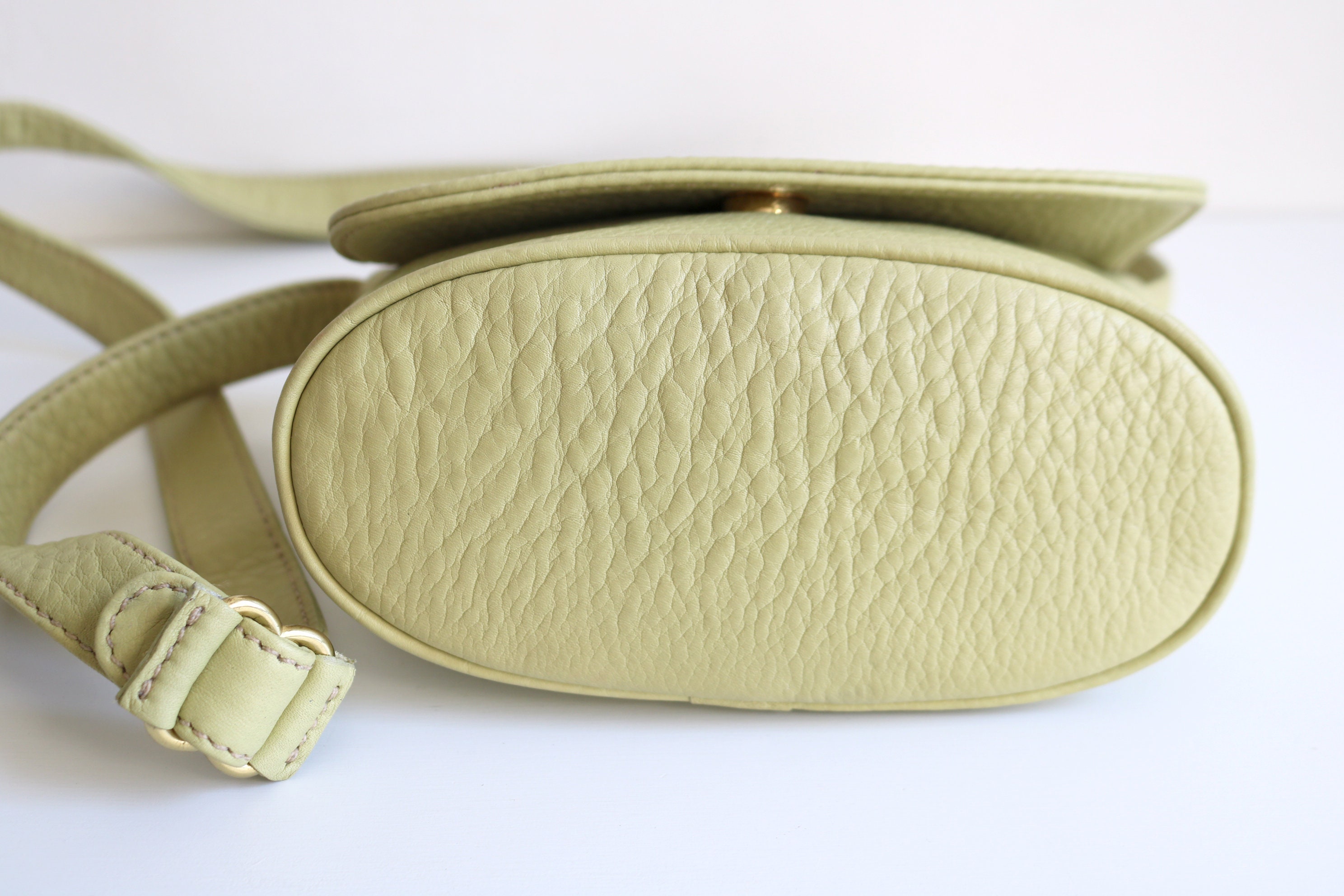 Coach Sonoma Flap Small Bag | Light Green Leather - Etsy