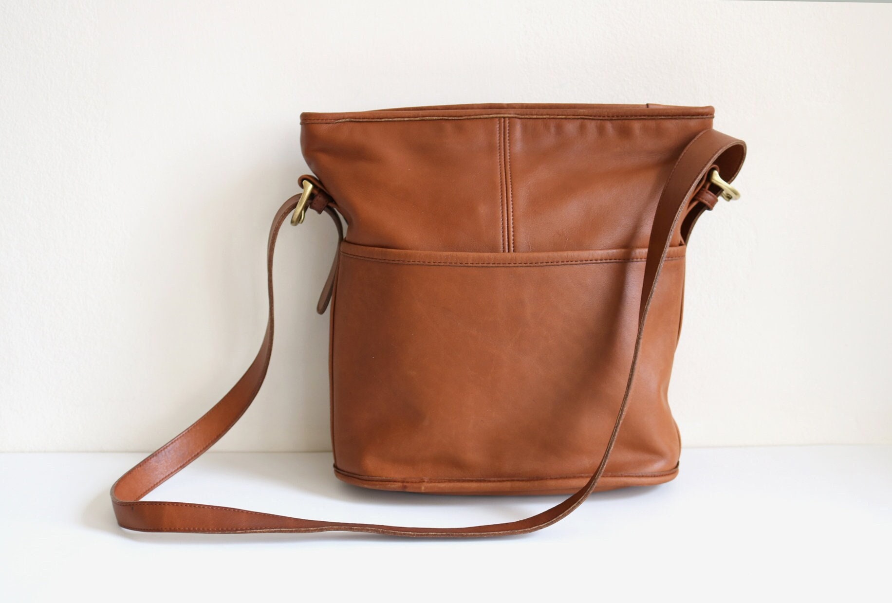 想像を超えての80s〜90s COACH 9929 Shoulder Bucket Bag ショルダー