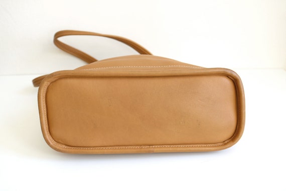 Coach Tote Shoulder Bag | Tan Leather - image 5