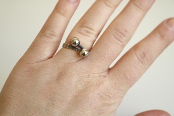 Norway Ansel Holmsen Sphere Crossover Sterling Ring | 7 View 5
