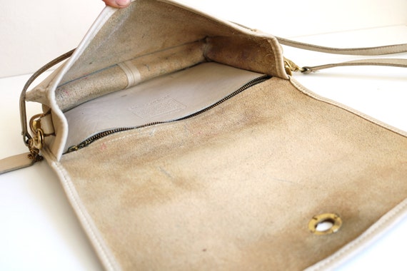 Coach Convertible Clutch Bag | Patina'd Bone Leat… - image 10