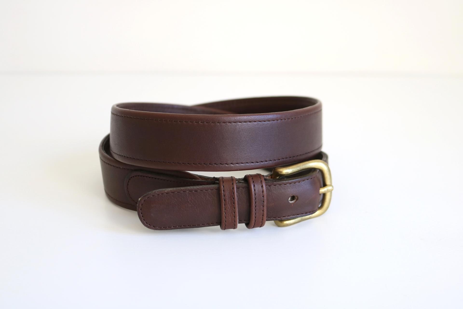 Vintage (90’s) Coach Brown Leather Belt with Brass Buckle NEW COACH VINTAGE BRITISH TAN LEATHER WOMEN main image 4