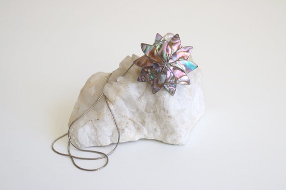 Mexico Taxco Abalone Pendant Brooch