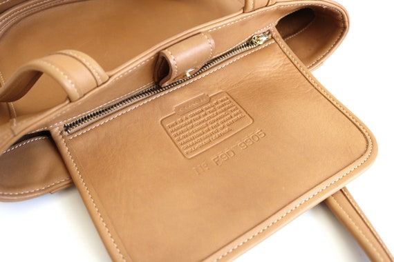 Coach Tote Shoulder Bag | Tan Leather - image 7