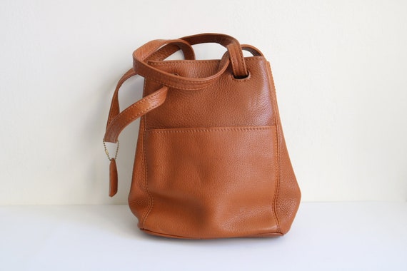 Coach tan leather bag sale